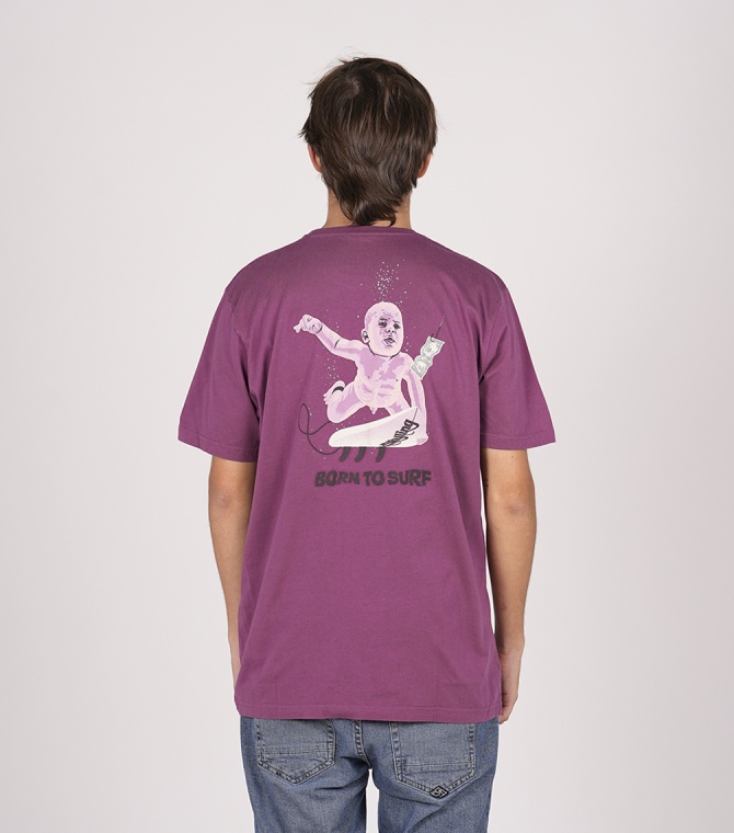 Camiseta STYLING Nirvana-Merlot