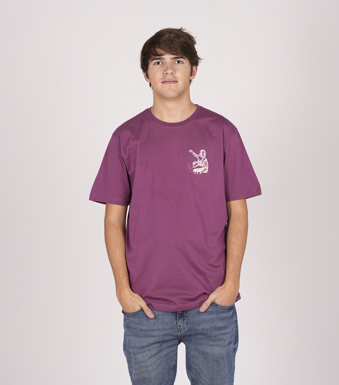 Camiseta STYLING Nirvana-Merlot