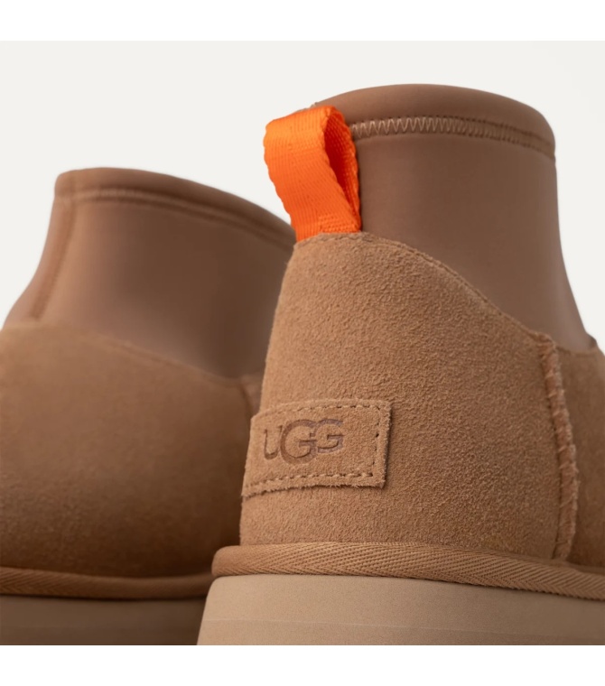 Botas UGG W Classic Mini Dipper-Chestnut