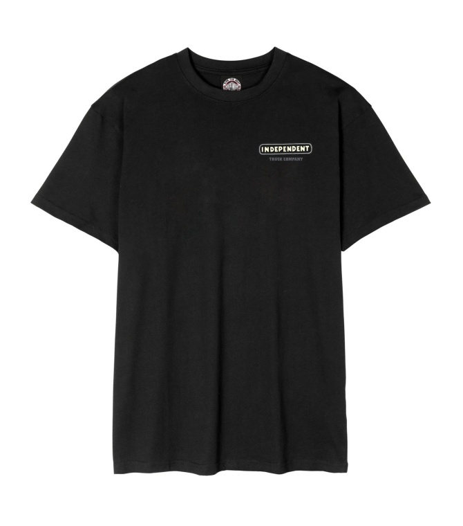 Camiseta INDEPENDENT Itc Stained T-Shirt-Black