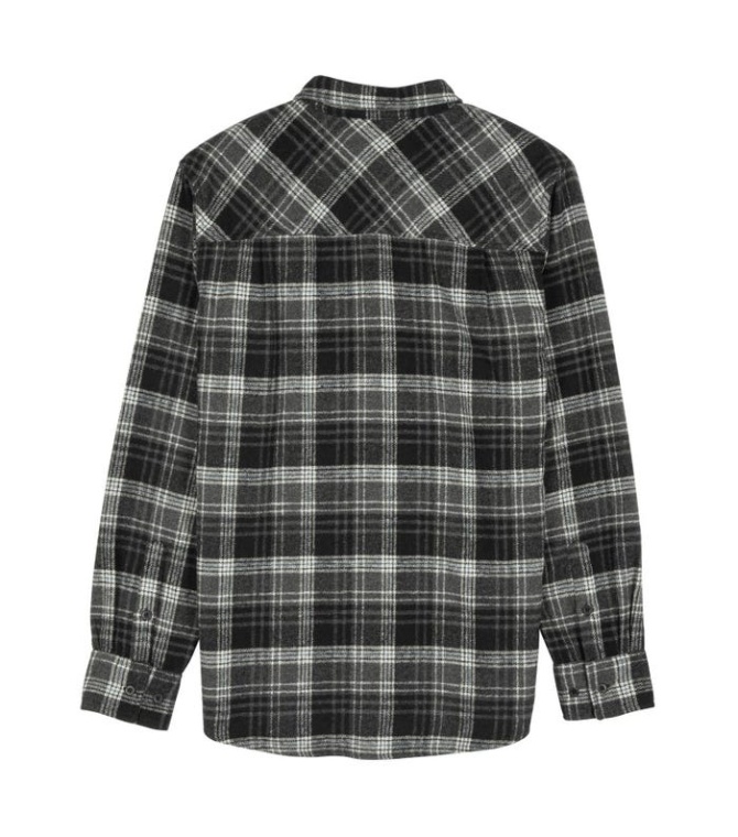 Camisa SANTA CRUZ Apex Ls Shirt-Black Check