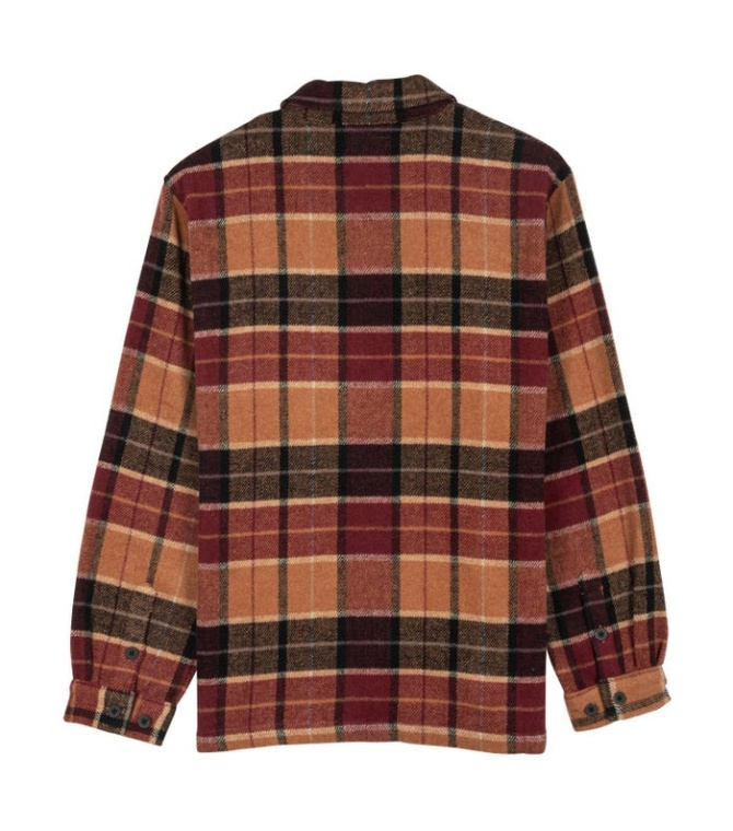 Camisa SANTA CRUZ Lodge Shirt-Burnt Orange Check