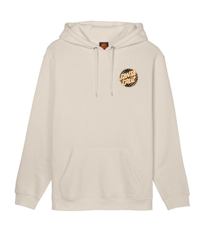 Sudadera SANTA CRUZ Meyer Freestyle Dot Hood-Chalk