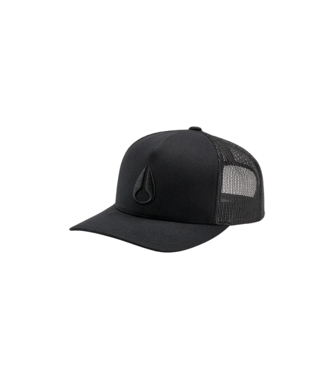 Visera NIXON Iconed Trucker-Black/Black