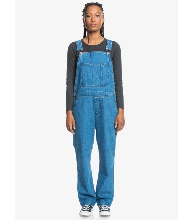 Peto QUIKSILVER Uni Classic Denim Dungaree - Estate blue