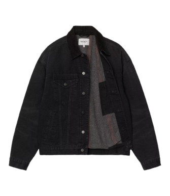 Chaqueta CARHARTT WIP Dayton Trucker Jacket-Black / Black Stone Canvas