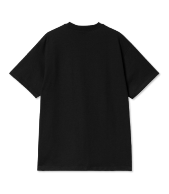 Camiseta CARHARTT WIP Fragments Pocket T-Shirt-Black/White