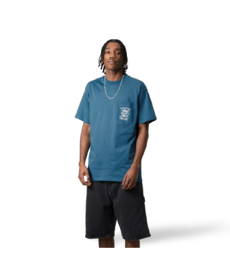 Camiseta CARHARTT WIP Fragments Pocket T-Shirt-Sodalite/White