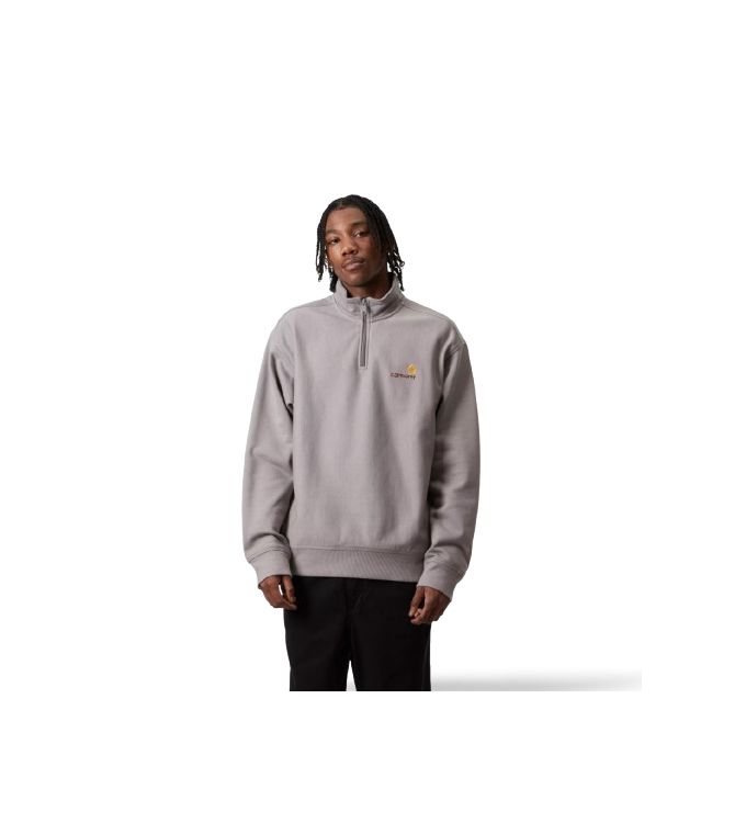 Sudadera CARHARTT WIP Half Zip American Script Sweat - Yosemite