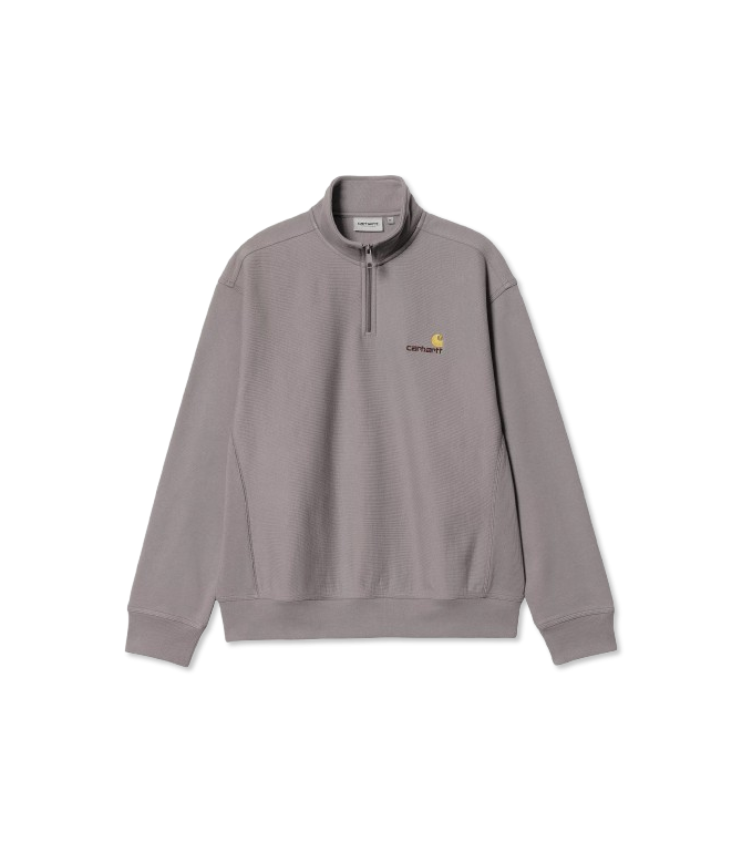 Sudadera CARHARTT WIP Half Zip American Script Sweat - Yosemite