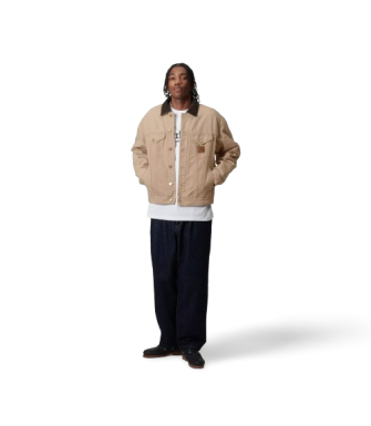Chaqueta CARHARTT WIP Dayton Trucker Jacket-Dusty H Brown / Tobacco Stone Canvas