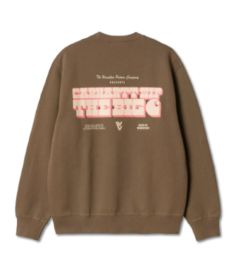 Sudadera CARHARTT WIP Greatest Flicks Sweat Cotton-Coconut