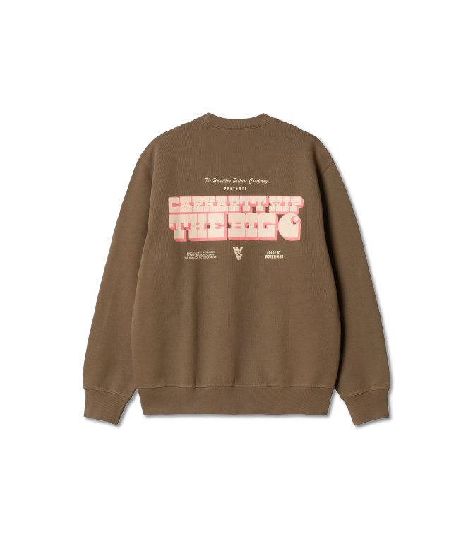 Sudadera CARHARTT WIP Greatest Flicks Sweat Cotton-Coconut