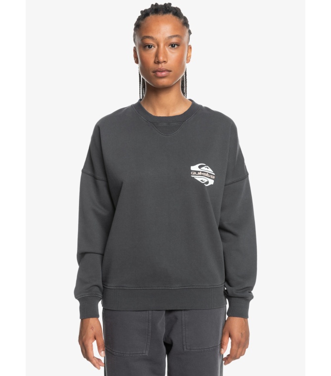 Sudadera QUIKSILVER Uni Oversized Crew - Tarmac