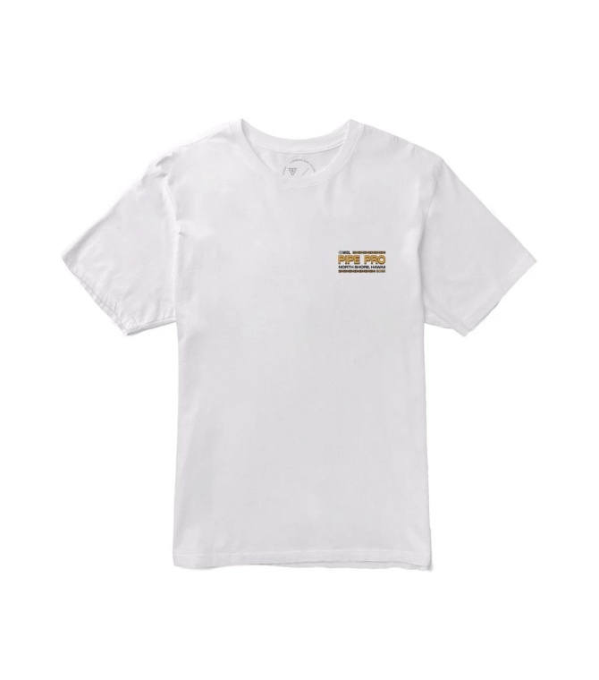 Camiseta VISSLA Smu Pipe Pro Stacked Ss Tee-White