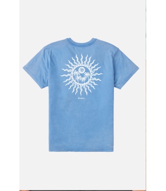 Camiseta KATIN USA Radiant Tee-Bay Blue Sand Wash