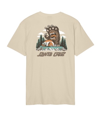 Camiseta SANTA CRUZ Screaming Grizzly T-Shirt-Blond Wood