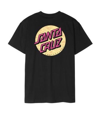 Camiseta SANTA CRUZ Wagon Dot Chest T-Shirt-Black