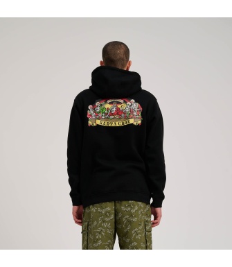 Sudadera SANTA CRUZ Guzman Scroll Front Hood-Black