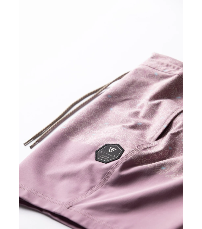 Bañador VISSLA Lazy Daisy 17.5" Boardshort - Plum
