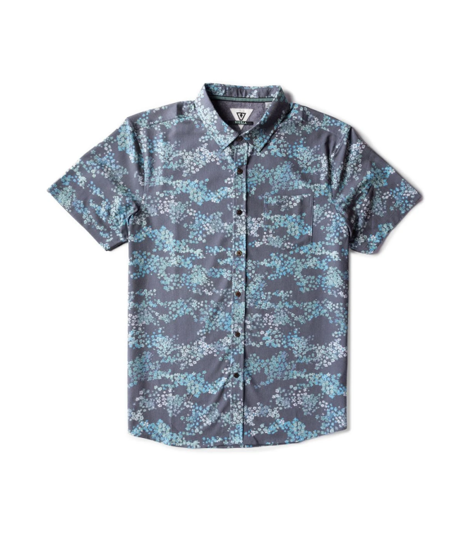 Camisa VISSLA Botanica Eco manga corta - Graphite