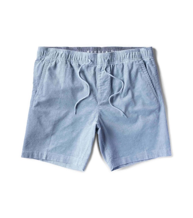 Bermuda VISSLA No See Ums Cord Eco 17" Elastic - Light Slate