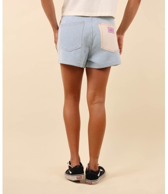Short OXBOW Denim - Light Blue
