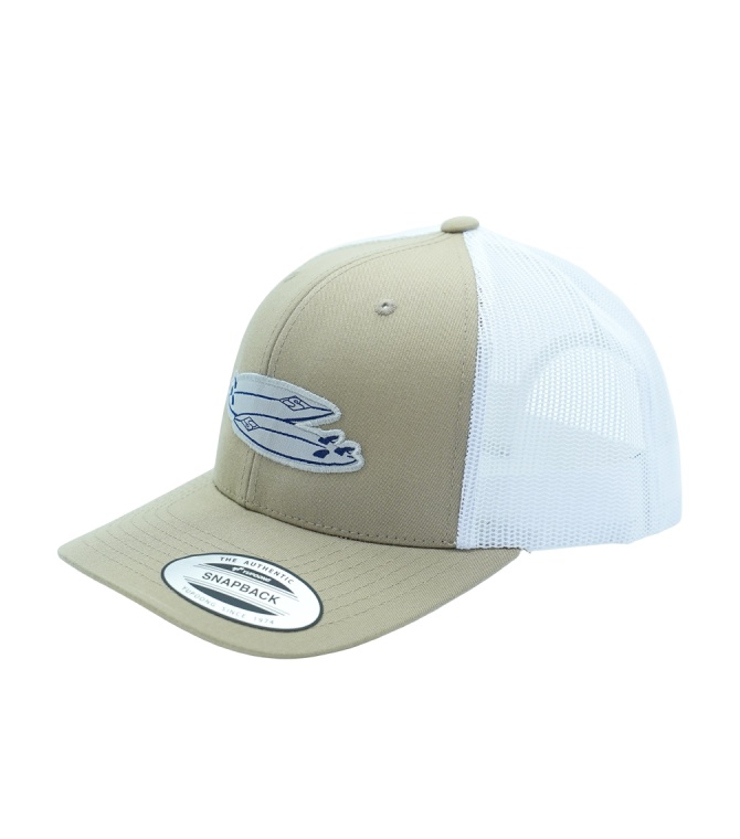 Visera STYLING Gor Reji Vis Curv Class Snapb - Camel/blanco