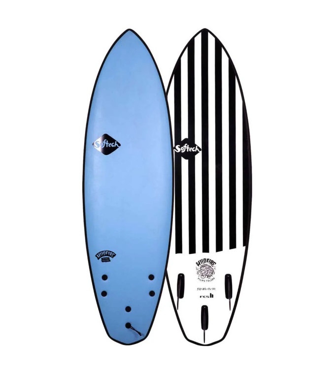 Tabla surf FCS Toledo Wildfire 5 11 Striped - Assorted
