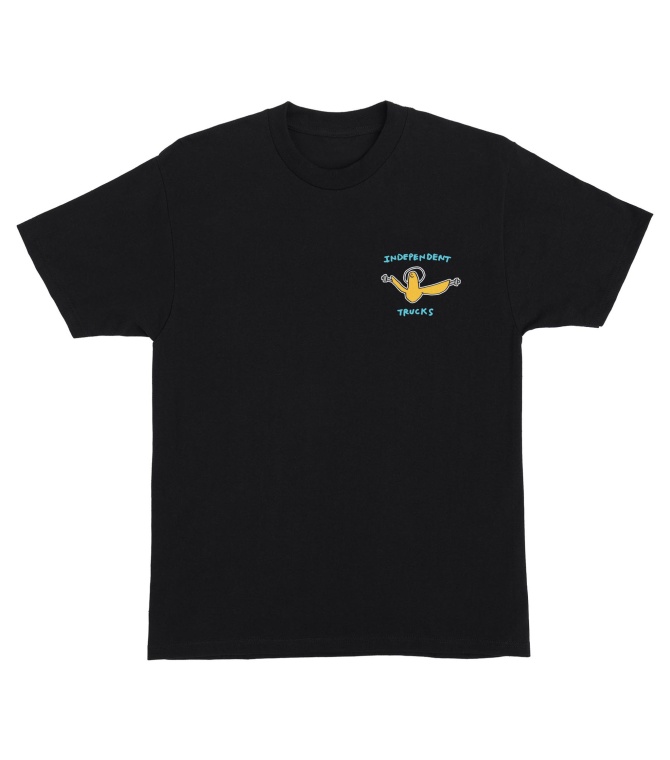 Camiseta INDEPENDENT Gonz Hanger S/S Heavyweight T-Shirt-Black