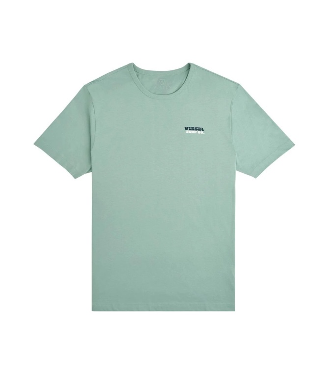 Camiseta VISSLA Sunset Wave Tee - Jade