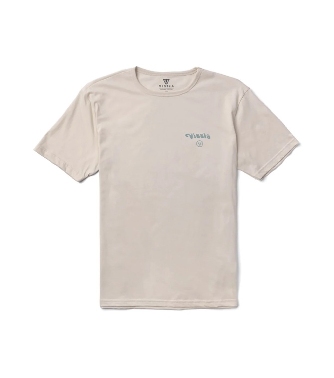 Camiseta VISSLA Out There Organic - Bone