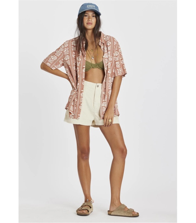 Camisa SISSTREVOLUTION Island Beauty Woven - Henna