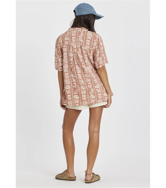 Camisa SISSTREVOLUTION Island Beauty Woven - Henna