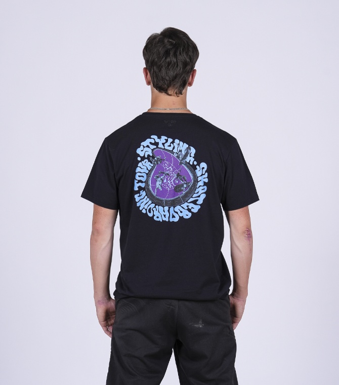 Camiseta STYLING Sk8 Tour - Negro