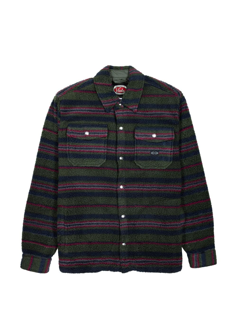 Camisa Vissla Peaks Sherpa All over shirt - dark naval