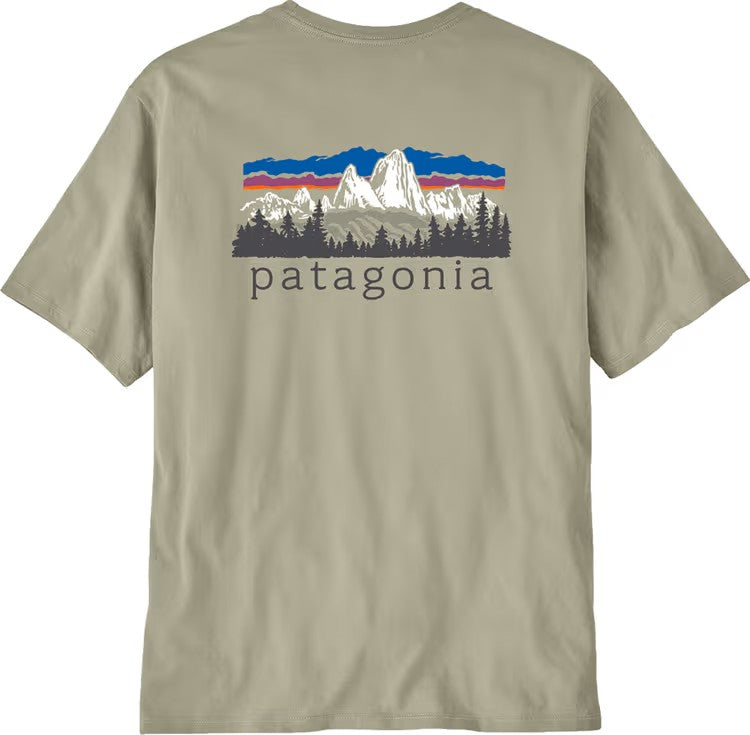 Camiseta Patagonia M S Fitz Roy FootHills T-Shirt - weathered stone