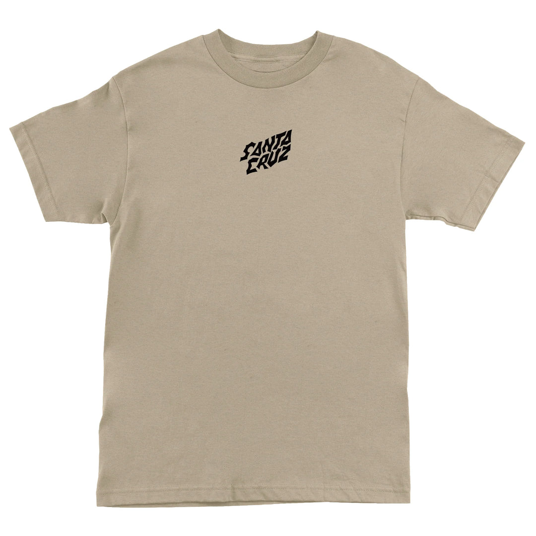 Camiseta Stranger Things Screaming Lights - sand