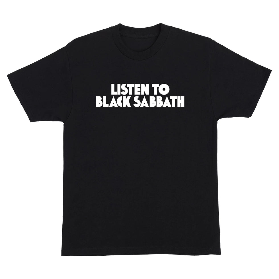 Camiseta Ojs Listen To Black Sabbath S/S HeavyWeight - black