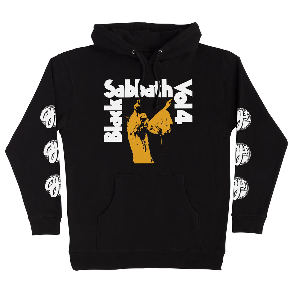 Sudadera Ojs Black Sabbath Vol 4 P/O Hooded HeavyWeight - black