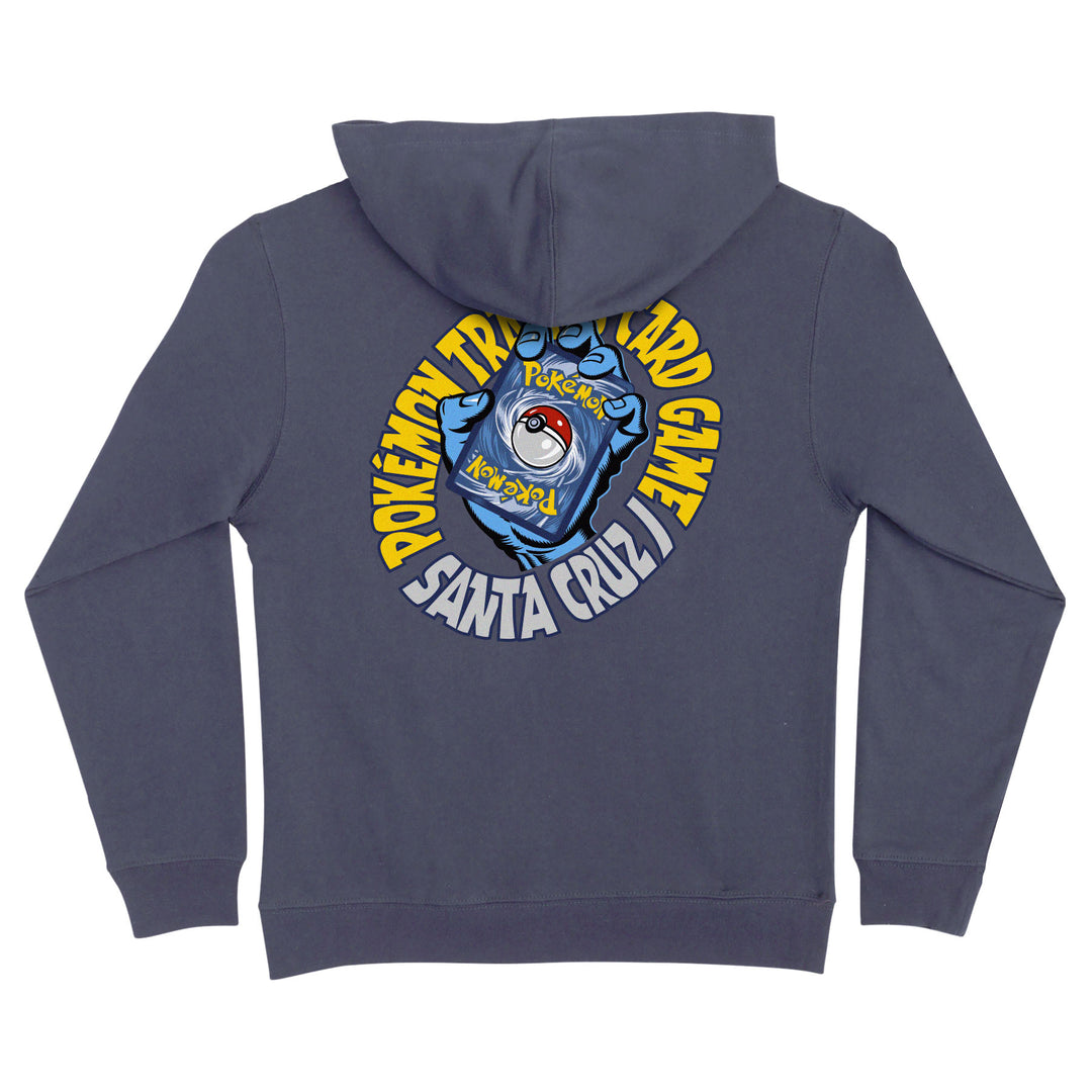 Sudadera Santa Cruz pokémon tcg hand p/o hooded midweight-storm blue