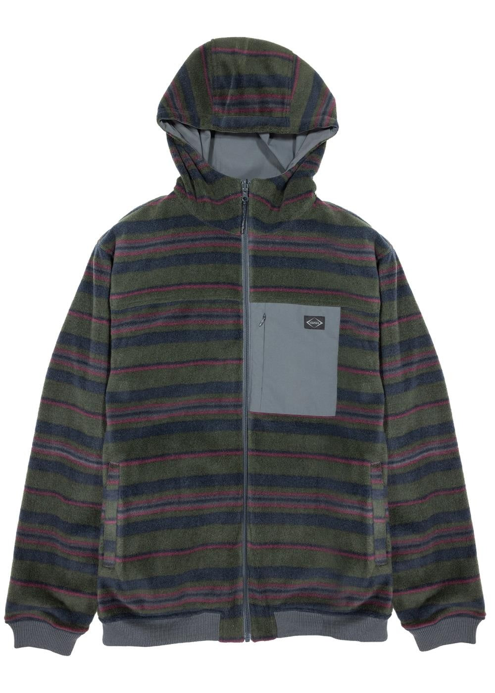 Chaqueta Vissla Sequoia Reversible Jacket - dark grey