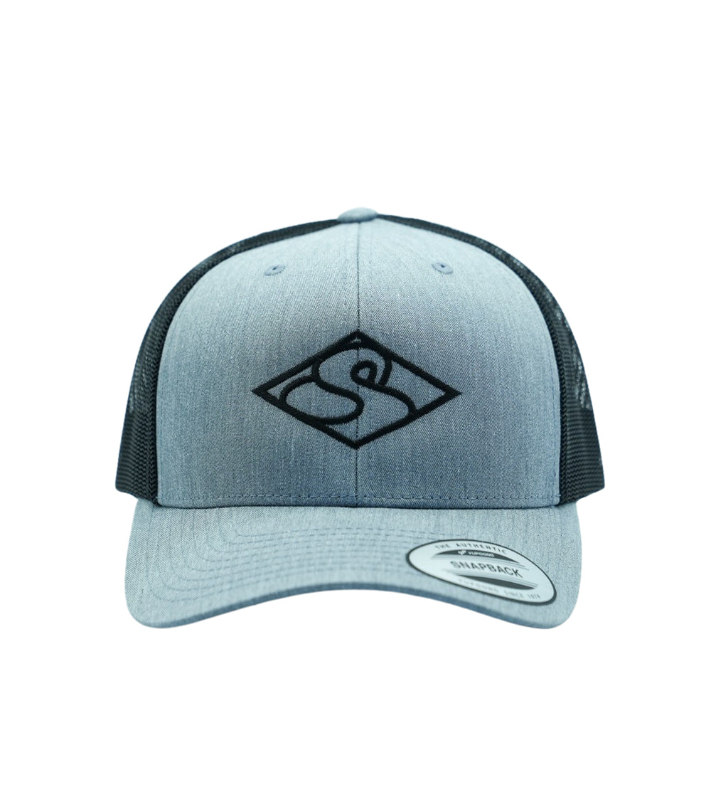 Gorra Styling Logo - Gris claro y negro