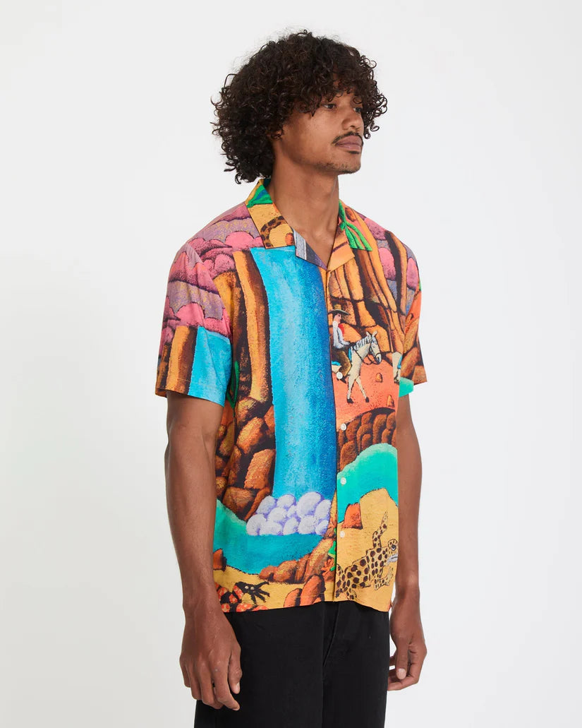 Camisa Volcom Mickey Mason - multi