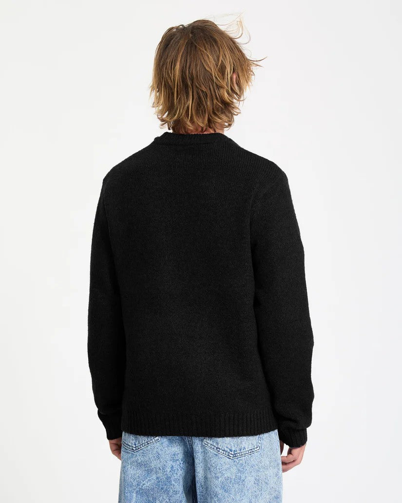 Jersey volcom edmonder ii sweater - black