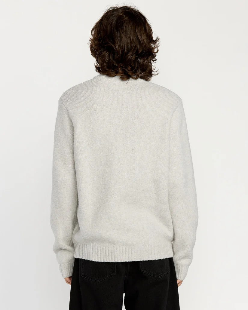 Jersey volcom edmonder ii sweater - dirty white