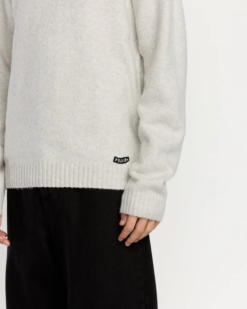 Jersey volcom edmonder ii sweater - dirty white