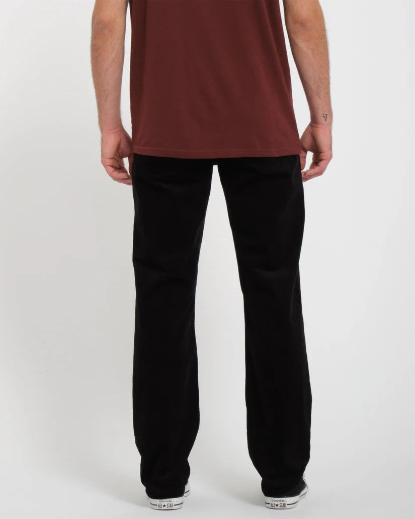 Pantalon volcom solver 5 pocket cord - black