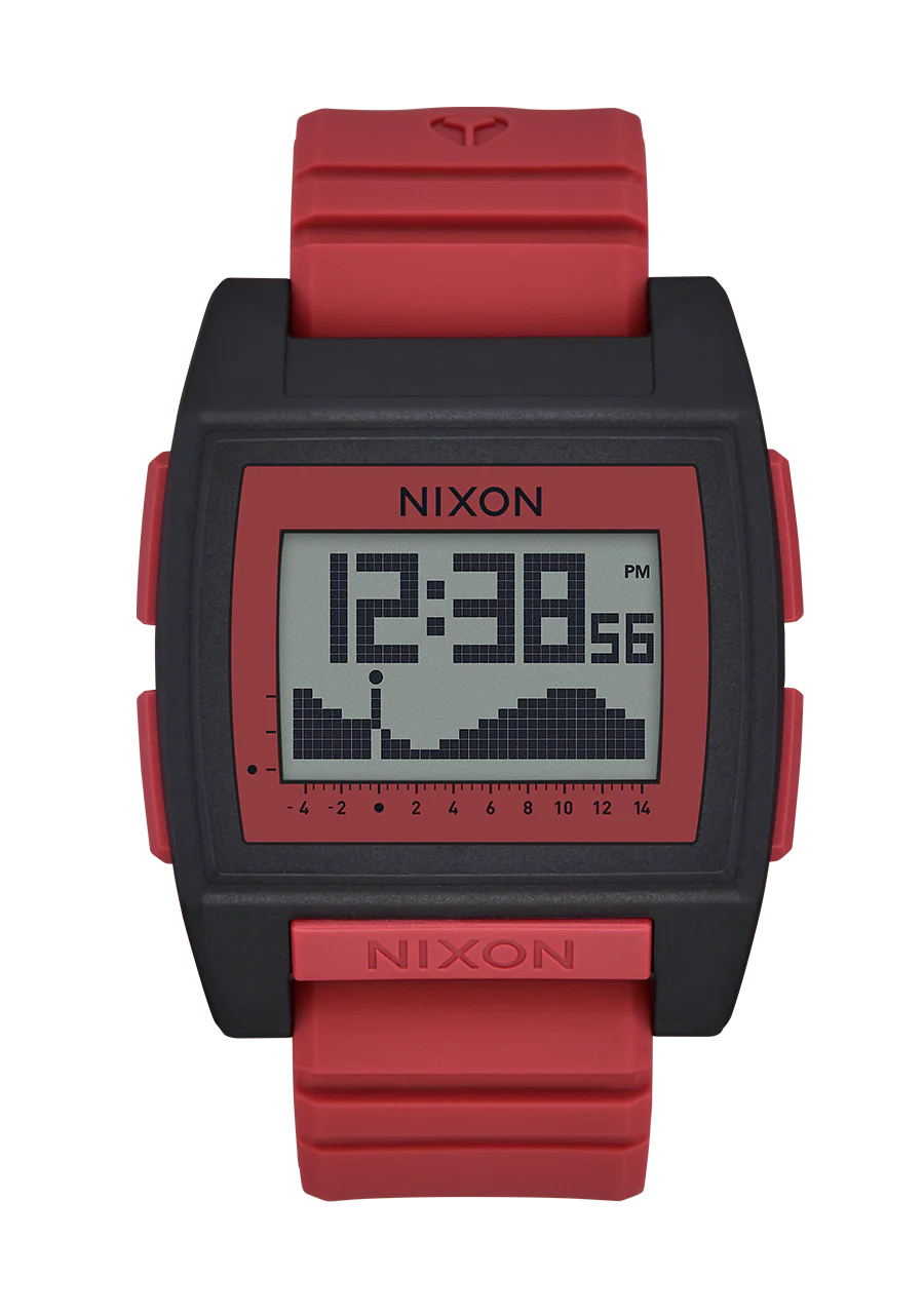Reloj Nixon Base Tide Pro - black/hot sauce