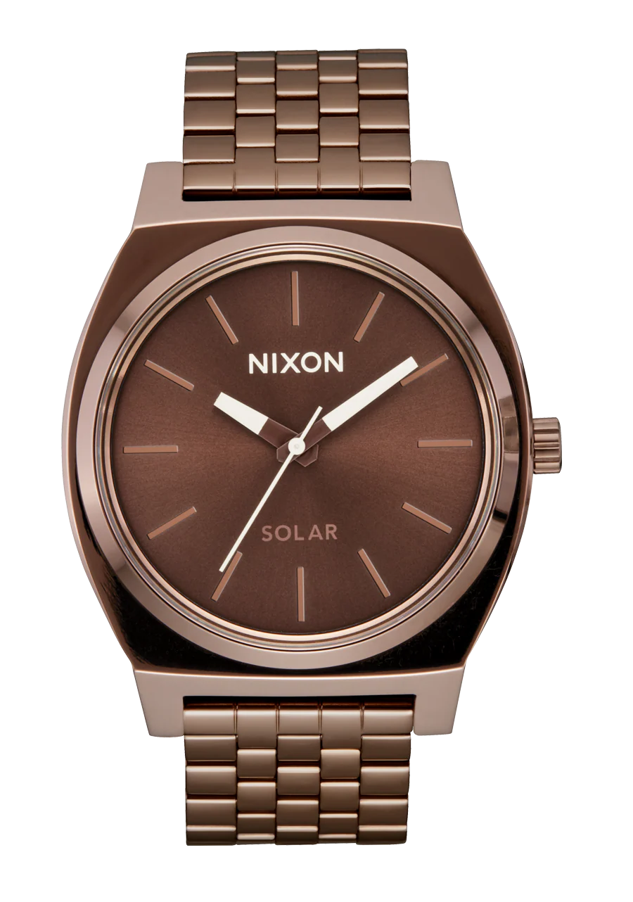 Reloj Nixon Time Teller Solar - chocolate/capuccino